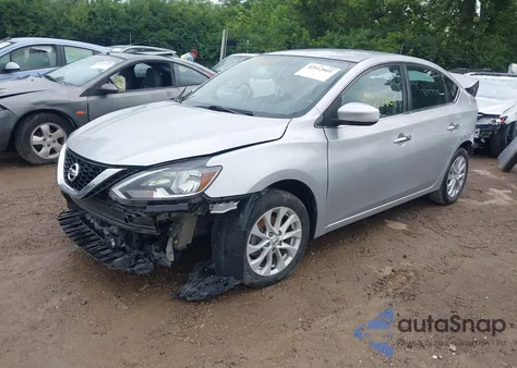2019 Nissan Sentra Sv z USA, uszkodzony, nr VIN 3N1AB7AP2KY450845